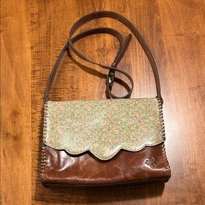Patricia Nash Floral Leather Crossbody Bag